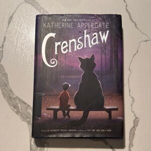 Crenshaw by Katherine Applegate - Hardcover Book with Purple Cover